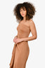 Lamon Copper Strapless Dress Size XS