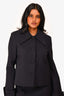 Oddmuse Navy Crop Jacket + Mini Skirt Set Size XS