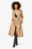 Lovers + Friends Beige Trench Coat Size XS