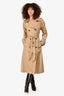Lovers + Friends Beige Trench Coat Size XS