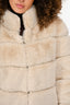 Lamarque Cream Faux Fur Jacket Size S