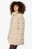 Lamarque Cream Faux Fur Jacket Size S