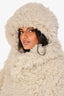 Goldbergh Grey Faux Fur Bucket Hat