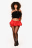 For Love & Lemons Red Ruffled Lena Bubble Skort Size XS