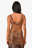 Cultnaked Gold Stardust Mini Dress Size XS
