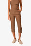 Lovers + Friends Brown 'Natasha' Strapless Top & Cropped Pants Set Size XS