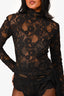 The Dolls House Black Lace Flora Romper Size XS
