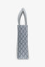 Dior Homme Grey Coated Canvas Diamond Safari Tote Bag