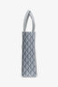 Dior Homme Grey Coated Canvas Diamond Safari Tote Bag