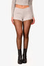 Lovers + Friends Grey Ribbed Tera Mini Shorts Size S