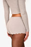 Lovers + Friends Grey Ribbed Tera Mini Shorts Size S