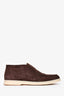 Loro Piana Dark Brown Suede 'Summer Charms Walk' Loafers Size 38
