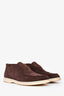 Loro Piana Dark Brown Suede 'Summer Charms Walk' Loafers Size 38