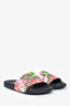 Gucci Bloom Floral Coated Canvas Slides Size 38