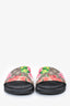 Gucci Bloom Floral Coated Canvas Slides Size 38
