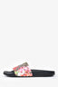 Gucci Bloom Floral Coated Canvas Slides Size 38