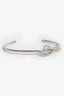 Tiffany & Co. Diamond Bow Cuff Bracelet 18k White Gold