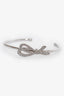 Tiffany & Co. Diamond Bow Cuff Bracelet 18k White Gold