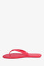 Prada Sport Pink Rubber Flip Flops Size 40