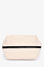 Celine 2020 Cream/Black Canvas/Leather Cabas Maillon Triomphe Tote