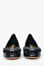 Salvatore Ferragamo Black Leather Black Bow Vera Pumps Size 5.5