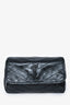 Saint Laurent 2019 Black Crinkled Leather 'Niki' Belt Bag