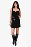 Saloni Black Sleeveless Heart Embellished Mini Dress Size 6