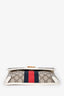 Gucci White Trim GG Supreme Ophidia Belt Bag