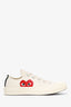 Play Comme de Garcon X Converse Cream Sneakers Size 6