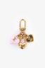 Louis Vuitton Gold Tone 'Micro Hearts' Key Charm
