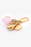 Louis Vuitton Gold Tone 'Micro Hearts' Key Charm