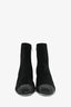 Rene Caovilla Black 'Bonnie' Embellished Suede Ankle Boots Size 42