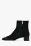 Rene Caovilla Black 'Bonnie' Embellished Suede Ankle Boots Size 42
