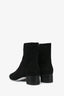 Rene Caovilla Black 'Bonnie' Embellished Suede Ankle Boots Size 42