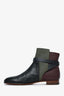Hermès Tricolour Leather Ankle Boots Size 41