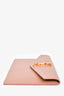 Saint Laurent 2023 Blush Grain De Poudre Leather 'Uptown' Pouch