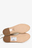 Acne Studios Beige Canvas Drawstring Flats Size 38