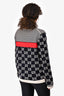 Gucci Black/White GG Cotton Knit Cardigan Size M