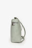 Loro Piana 'Eucalyptus' Seafoam Green Grained Leather Extra Pocket Backpack
