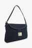 Fendi Navy Canvas Mama Baguette Shoulder Bag
