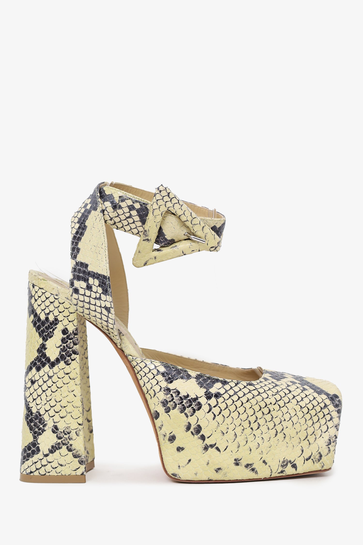 Bottega Veneta Python Print Platforms Size 37 – Mine & Yours