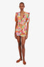 Farm Rio Pink Multicolour Jumpsuit Size Small