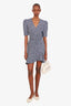 Jonathan Simkhai Blue Floral Belted Dress Size 4