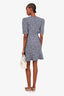 Jonathan Simkhai Blue Floral Belted Dress Size 4