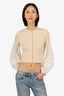 Ulla Johnson Cream Puff Sleeve Cardigan Size Petite