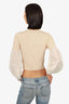 Ulla Johnson Cream Puff Sleeve Cardigan Size Petite