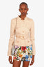Gucci Cream Belted Utility Jacket Size 38