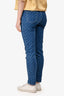 Stella McCartney Blue Denim Monogram Skinny Jeans Size 28