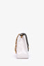 Pre-Loved Chanel™ 1989-91 White/Black Lambskin Leather Mini Square Flap Bag (Refurbished)