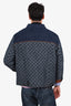 Gucci Blue Denim GG Supreme Logo Jacket Size 48